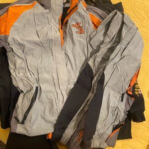 Harley Davidson rain suit.